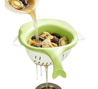 Generico Whale Sink Strainer, Corner Drain Basket Catcher, Magnetic Kitchen Waste Filter with Strong Grip System, Sink Accessory, Cute Food Scrap Holder with Smart Design, Kitchen Cleaner for Home