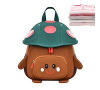 Generico Whimsical Backpack - Cartoon Mushroom Shaped Waterproof Schoolbag, | Cute Cartoon Character Backpacks for Girls Daycare Preschool Zoo Activities Snacks Toys Park Garden Camping Picnic Walking