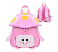 Generico Whimsical Backpack Cute - Mini Mushroom Shaped Waterproof Bag | Kids School Backpack Girls Daycare Preschool Zoo Activities Snacks Toys Park Garden Camping Picnic Walking
