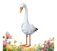 Generico Whimsical Goose Tall Garden Statue | Goose Tall Garden Statue, Weatherproof Rust-Resistant Yard Art, Cute Animal Sculpture For Patio, Lawn, Balcony
