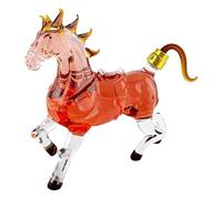 Generico Whiskey Decanter - 1000ml Decorative Liquor Dispenser Bottle | Horse Design Whiskey Bottle - for Men Couple Bourbon Boyfriend Lovers Home Bar New Year Wedding Decor