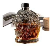 Generico Whiskey Decanter, Liquor Dispenser Decanter Bottle, Animal Profile Wine Container, Perfect and Ideal for Men, Father, Husband, Dad, Boyfriend, Him, Home Bar, Offices, Gift, 1 Piece
