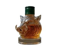 Generico Whiskey Decanter, Wild Boar Liquor Bottle Glassware, Decorative Animal-Themed Design, Elegant Bar Accessory for Travel, Retirement, Wedding, Housewarming, Party, Home Display Use