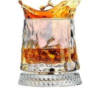 Generico Whiskey Glass - 360 Degree Rotation Base Drinking Mug - Whiskey Cuups | for Husband Men Dad Fauather Drinking Party Christmas Birthday Holidays