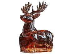 Generico Whiskey Glass Decanter, Animal Statue Liquor Bottle, Wine Bottle Home Decoration, Present, 4.33 Inches Elegant Alcohol Container for Bourbon, Vodka, and Brandy,