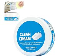 Generico White Shoe Cleaner Cream,Multipurpose No-Wash Solid Comes with Sponge Remove Stains,Cleaning Cream White Shoe Cleaner Remover (1)