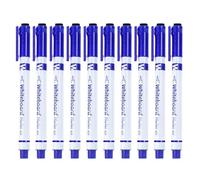 Generico Whiteboard Ink Pen Bundle 10 Units Tip Smooth Writing Marker Collection, Classroom Instruction Board System Set | Academic Lesson Planning Space, Office Notes Board, Child Learning