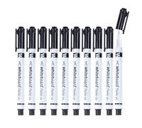 Generico Whiteboard Ink Pen Bundle 10 Units Tip Smooth Writing Marker Collection, Classroom Instruction Board System Set | Academic Lesson Planning Space, Office Notes Board, Child Learning