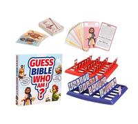 Generico Who I Am Bible Board Game - Classic Bible Trivia With 24 Characters | Life Story Game And Verse Cards Christian Catholic Gift For Family Social Situations