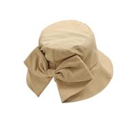 Generico Wide Brim Sun Hat Women Breathable Bowknot Beach Hat