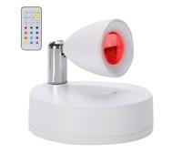Generico Wiederaufladbarer LED Strahler mit Fernbedienung Innenbeleuchtung Wandstrahler Kabellos 1000mAh Akku Kompakt Montage mit Klebeband Flexibel Verstellbar Spotlight LED Lampe für Pflanzen