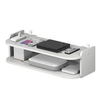 Generico WiFi Router Storage Box- Wall Mounted Router & TV Set-Top Box Shelf, Punch-Free Installation | Thickened PP, Double & Triple Layer Options, Space-Saving Home Organizer