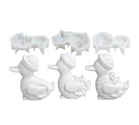 Generico Wind Chime Silicone Moulds - 3-Piece Sea Gull Shape Plaster Moulds | Epoxy Resin Molds | Epoxy Casting Molds for Wall for Home Room Wedding Holiday Party Dinner Table Decors