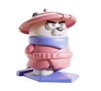 Generico Wind Up Panda Toy - Flying Animal Clockwork Figure, Action Model | Smooth Edge ABS Mechanical Walking Toy for Kids Outdoor Travel Home School Play