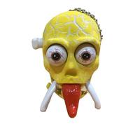 Generico Wind Up Skeleton Toy - Clockwork Walking Skull Prank Toyy | Giocattoli A Piedi per Halloween | Modello di da Stress Divertente per di Feste di Compleanno, Decorazione della Scrivan