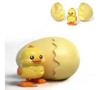 Generico Wind-Up Surprise Eggs,Creative Easter Animal Bounce Eggs,Easter’s Latest Gift Wind-Up Animal Hatching Surprise Egg,Easter Hatching Party Supplies,Cute Eggshells Open Clockwork Eggs (Style D)