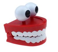 Generico Wind Up Teeth - 8x8x6cm Size, Chatter Figure, Clockwork Gadget Feature | Creative Design, Durable ABS Material, Relaxation Item for Bedroom, Office, Playtime, Stress Relief, Gift