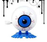 Generico Wind-Up Toy - 1.69inch Wind Up Eyeball | WindUp Eyeball | Eyeballs Bouncy Clockwork | Small Novelty Toys Horror Props for Halloween Goody Bag Filler, Home Decoration