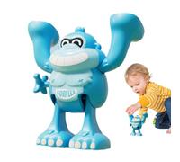 Generico Wind Up Toys - Divertente Figura da Arrampicata acrobatica Meccanica, Modello di Scimmia per Lo Sviluppo della coordinazione Occhio-Mano, Azione di Ginnastica con Rotazione Libera e Batteria