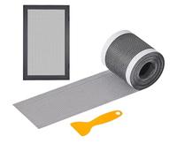 Generico Window Mesh Screen Repair - Window Screen Tape | Strong Adhesive Cuttable Patch With Scraper | For Patio Porch Balcony Net Tears Holes Indoor Outdoor Home Maintenance
