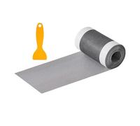 Generico Window Mesh Screen Repair - Window Screen Tape | Strong Adhesive Cuttable Patch With Scraper | For Patio Porch Balcony Net Tears Holes Indoor Outdoor Home Maintenance