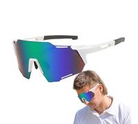 Generico Windproof Cycling Glasses,Outdoor Sports Running Sunglasses For Men - Ergonomic Nose Pads Windproof Dustproof Running Golf Outdoor Sports Polarized SunglassesFor Riding Fishing