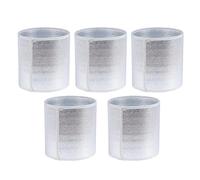 Generico Windproof Plant Pot Covers, 5 Pieces Antifreeze Flower Protection Bags, Aluminum Foil Thermal Wrap for Outdoor Potted Plants, Cold Weather Freeze Protection