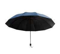 Generico Windproof Umbrella - Strong Parasol Heavy-Duty 12-Rib UV Protection - 130cm Large Lightweight Folding Umbrella - Easy To Transport For Outdoor Sun Golf Dorm Kids College Sports Women