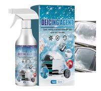 Genérico Windshield Deicer,60 ml Auto Deicing Liquid,Vehicle Window Deicing Agent - for Trucks RVs Sedans Drivers Adventure Seekers Cold Weather Travelers Commute Road Trips