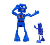 Generico Windup Dancing Robot Toys, Windup Figures, Wind Up Mechanism, Vibrant Colors, Ideal for Birthday, School Table, Classroom, Halloween, Christmas, Easter Parties, 4.53 Inches