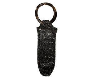 Generico Wine Bag,Rhinestone Mesh Pouch With Handle - Delicate Wine Bottle Pouch - Food Service Equipment & Supplies For Champagne Celebration Party Wedding Picnic Dinner Travel Holiday