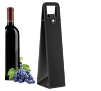 Generico Wine Bottle Bag | PU Leather Single Bottle Champagne Beer Tote