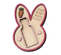 Generico Wine Bottle Holder, Rabbit Wine Rack for Displaying, Cute Aesthetic Easter Animal with Artistic Sculpting Link, Beverage Stand for Home Hosting, Kitchen Staging and Bar Serving