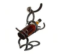 Generico Wine Bottle Rack Display Stand - Iron Art Non-Slip Wine Holder, Rustic Tabletop Organizer for Home, Kitchen, Dining Room, Pantry, Bar, Office, Restaurant, Party, Elegant Storage Decor