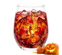 Generico Wine Glass - 3.35x2.72x4.21 Inches Halloween Stemless Glassware