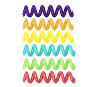 Generico Wine Glass Markers Charm - 6X Wines Glass Identifier Set | Vibrant Drink Labels | Silicone Wine Glasss Charm For Beach Cocktails, Champagne, Thanksgiving, Wedding