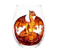 Generico Wine Glass - Stemmed Drinking Glass | Clear Crystal Style Goblet