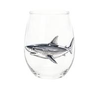 Generico Wine Glasses - No Stem 400ml Sea-Themed Novelty Glassware