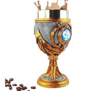 Generico Wine Goblet, Beautifully Crafted Medieval Vintage Goblets - Stainless Steel Kitchen Drinkware Multi Purposes Bar Tool | Convenient Maintenance For Milk, Cocoa, Beer, Whiskey, Cocktails