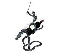 Generico Wine Holder, Funny Iron Art Non Slip Bottle Display Stand With Stable Base, Small Decorative Wine Rack For Cabinet Countertop Shelf Tabletop Home Kitchen Dining Room Apartment Bar Restaurant