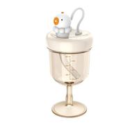 Generico Wine Sippy Cup - Spill-Proof Hydration & Transition Training, Novelty Design Shape, 8cm X 9cm X 18.7cm + Measured Scale, High ABS Polymer Vessel - For & Nursery Use