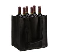 Generico Wine Tote Bag - 27x27x18cm, porta bottiglia | Riutilizzabile - borsa per porta bottiglia con manico da trasporto | Bottiglie di vini bottiglie borse per la spesa per il trasporto