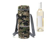 Generico Wine Tote Bag, Portable Wine Carrier, Insulated Wine Tote, Drink Carrier With Handle, Foldable Wine Carrier, Liquor Carrier Bags 2l 600d Oxford + Pearl Cotton + Aluminum Film Wine Tote Bag X1