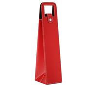 Generico Wine Tote Bag - Reusable PU Leather Single Bottle Carrier Gift Bag