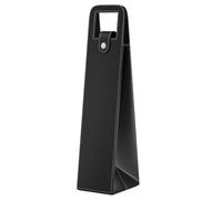 Generico Wine Tote Bag - Reusable PU Leather Single Bottle Carrier Gift Bag