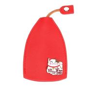 Generico WinkKey - Protective Pull Out Key Case, WinkKey - Personalized Protective Pull Out Key Case, Wink Keys Holder Leather (bright red-1PCS)