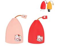 Generico WinkKey - Protective Pull Out Key Case, WinkKey - Personalized Protective Pull Out Key Case, Wink Keys Holder Leather (2PCS-D)