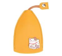 Generico WinkKey - Protective Pull Out Key Case, WinkKey - Personalized Protective Pull Out Key Case, Wink Keys Holder Leather (orange-1PCS)