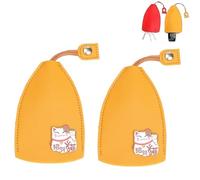 Generico WinkKey - Protective Pull Out Key Case, WinkKey - Personalized Protective Pull Out Key Case, Wink Keys Holder Leather (2PCS-F)
