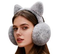 Generico Winter Ear Muffs, Plush Foldable Ear Warmers, Windproof Faux Headband Cover, Women Cute Winter Accessories, Outdoor Snow Sports Running Skiing Hiking Travel Cold Weather Protection